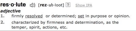 resolute